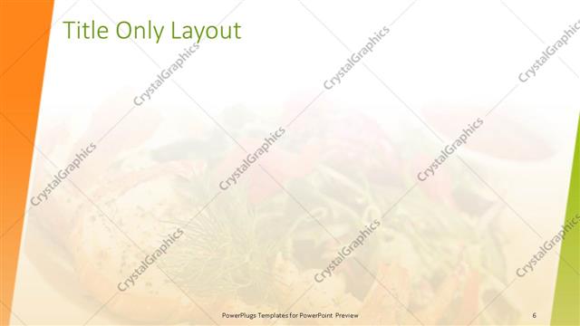 Title Only presentation slide layout