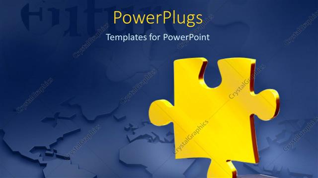  Presentation with maps - A piece of a jigsaw puzzle with various maps in the background