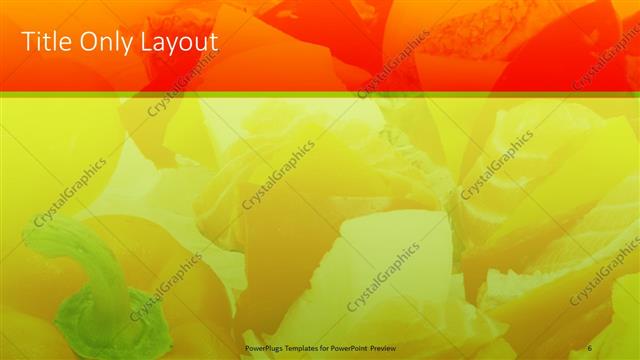 Title Only presentation slide layout