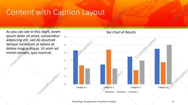 Content with Caption presentation slide layout