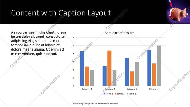 Content with Caption presentation slide layout