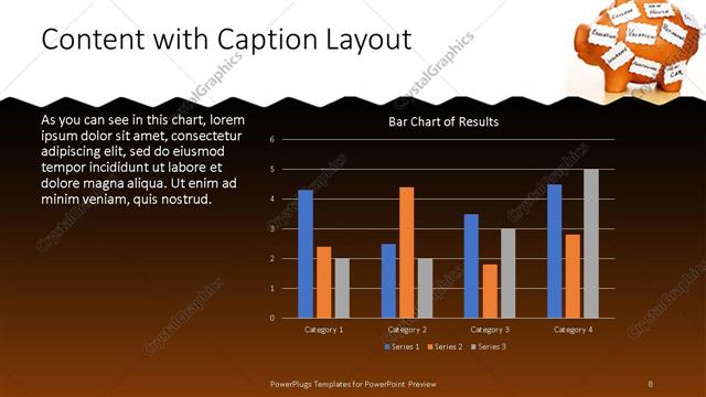Content with Caption presentation slide layout