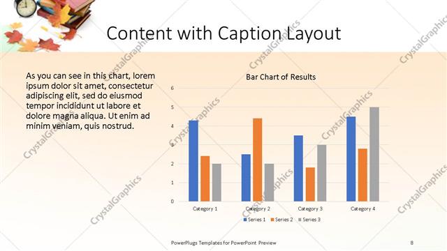 Content with Caption presentation slide layout