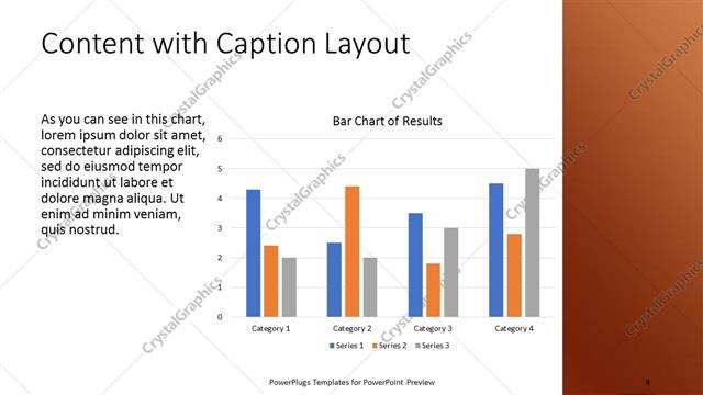Content with Caption presentation slide layout