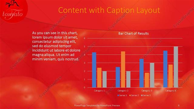 Content with Caption presentation slide layout