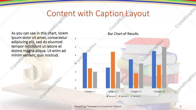Content with Caption presentation slide layout