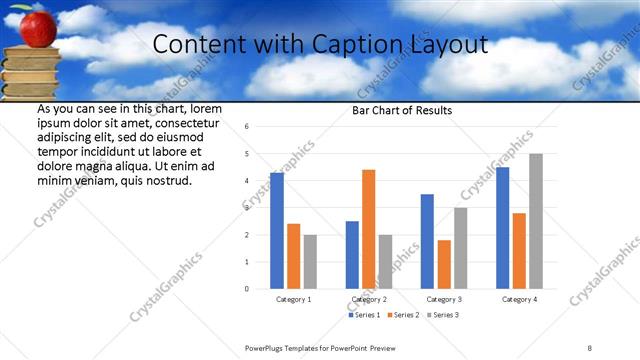 Content with Caption presentation slide layout
