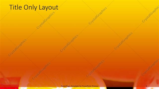 Title Only presentation slide layout