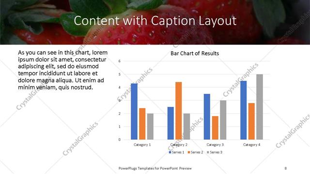 Content with Caption presentation slide layout
