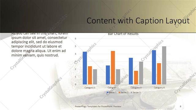 Content with Caption presentation slide layout