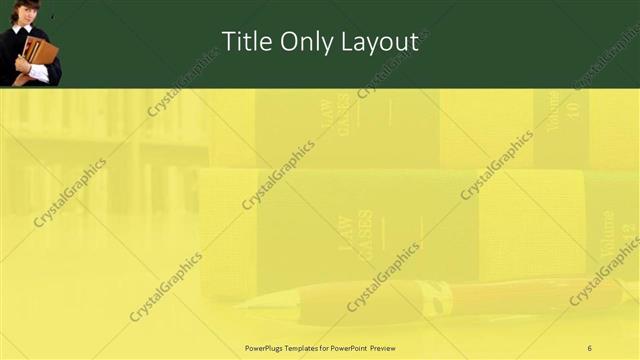 Title Only presentation slide layout