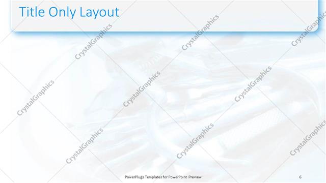 Title Only presentation slide layout