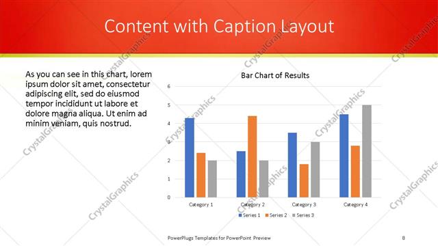Content with Caption presentation slide layout
