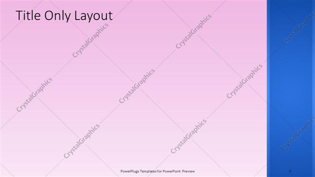 Title Only presentation slide layout