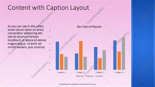 Content with Caption presentation slide layout