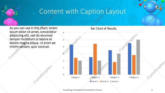 Content with Caption presentation slide layout