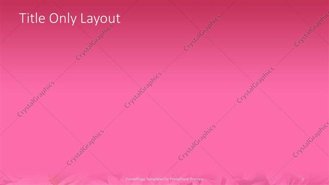 Title Only presentation slide layout