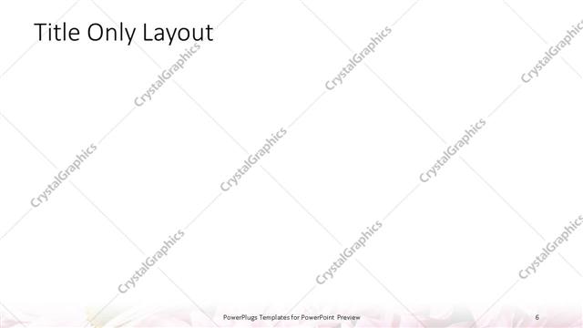 Title Only presentation slide layout