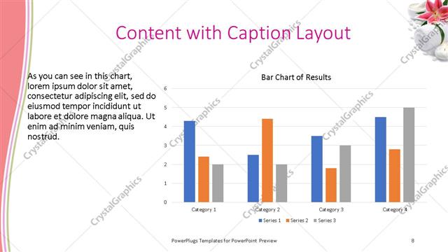 Content with Caption presentation slide layout