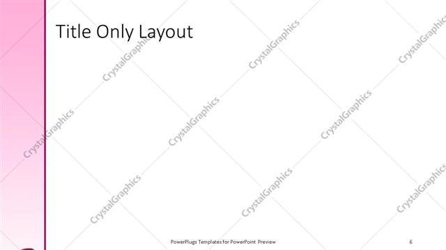 Title Only presentation slide layout