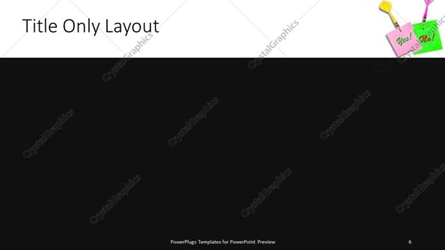 Title Only presentation slide layout