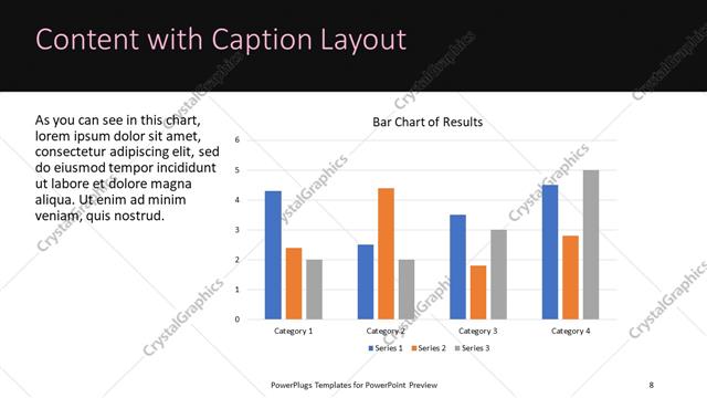 Content with Caption presentation slide layout