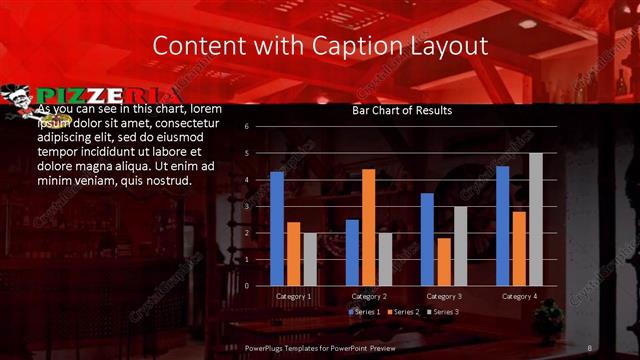 Content with Caption presentation slide layout