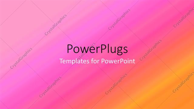  Presentation with orange abstract - A plain abstract background with pink and orange colors