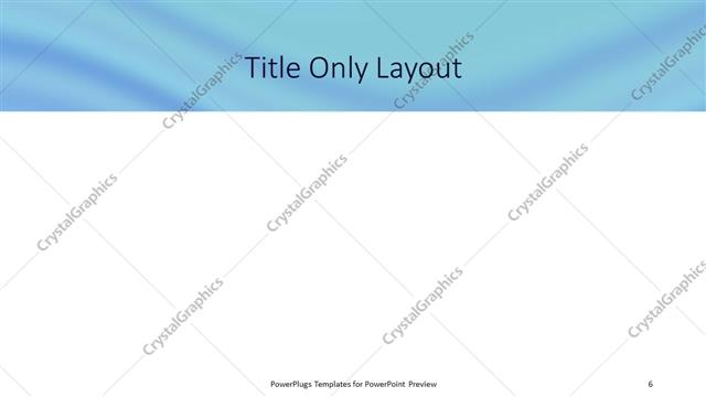 Title Only presentation slide layout