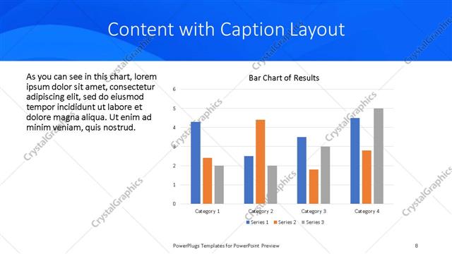 Content with Caption presentation slide layout