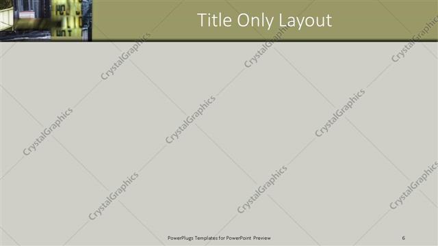 Title Only presentation slide layout