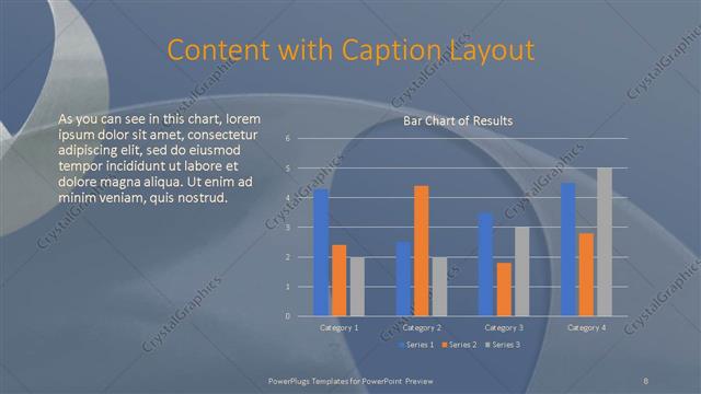 Content with Caption presentation slide layout