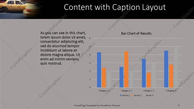Content with Caption presentation slide layout