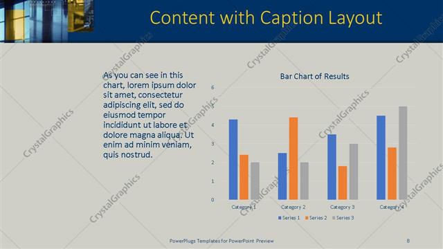 Content with Caption presentation slide layout