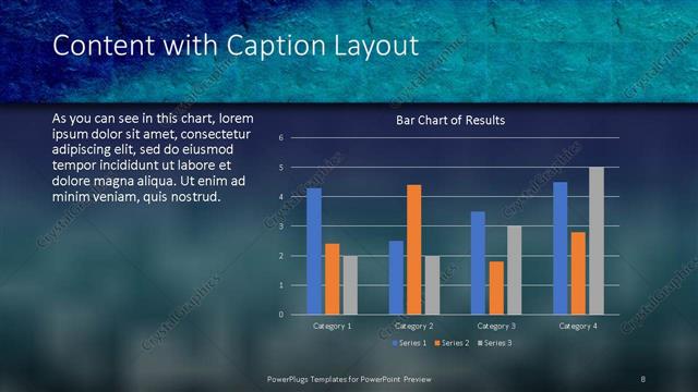Content with Caption presentation slide layout