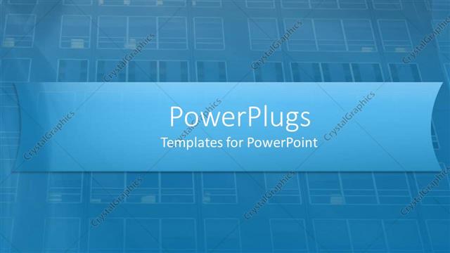  Presentation with plain blue - A plain blue background with lots of square patterns