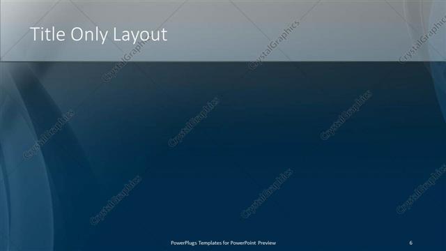 Title Only presentation slide layout