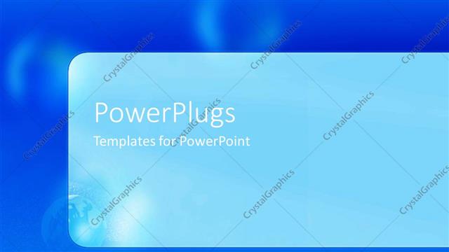  Presentation with plain blue - A plain blue background surface tile with some bubbles