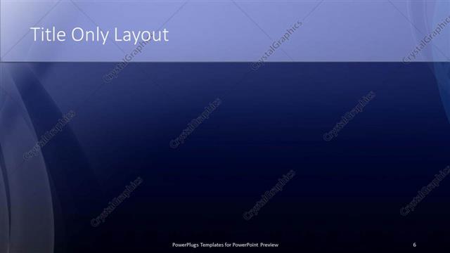 Title Only presentation slide layout