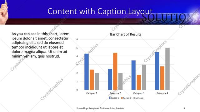 Content with Caption presentation slide layout