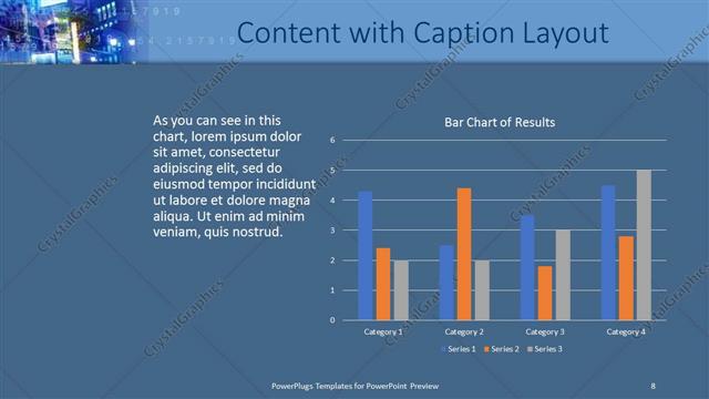 Content with Caption presentation slide layout
