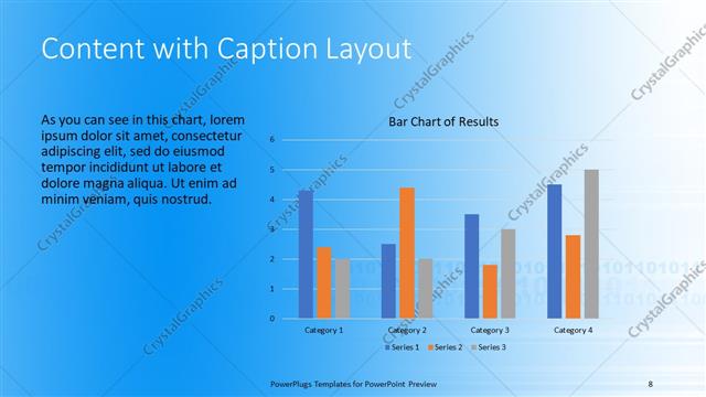 Content with Caption presentation slide layout
