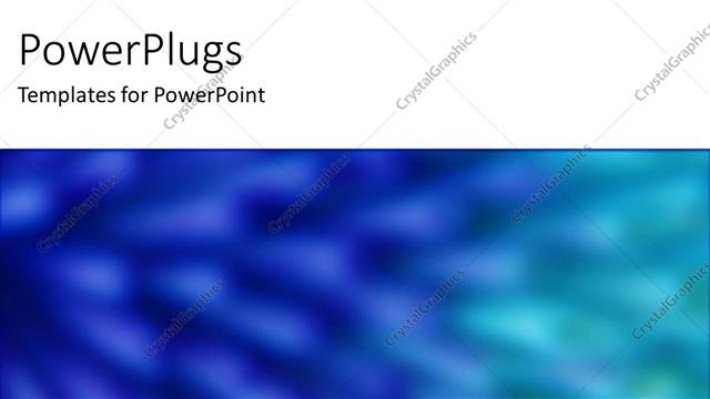  Presentation with patterns - A plain blurry blue background with some white patterns