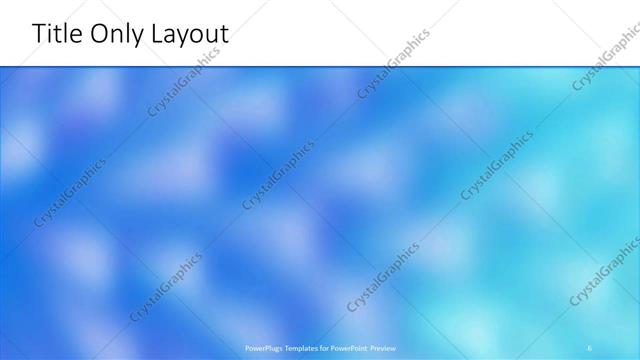 Title Only presentation slide layout