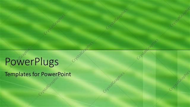  Presentation with green lines - A plain blurry green background with white lines
