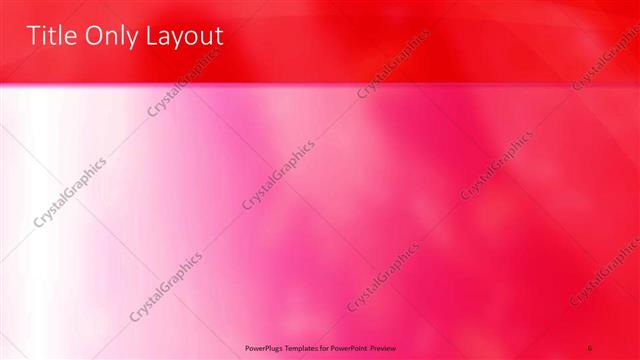 Title Only presentation slide layout