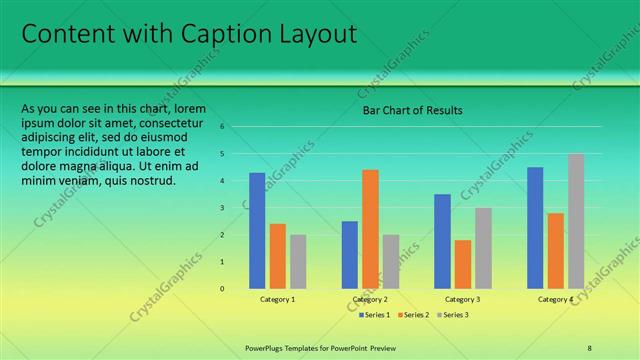 Content with Caption presentation slide layout