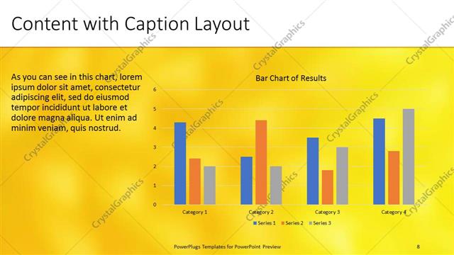 Content with Caption presentation slide layout