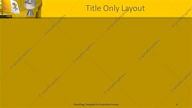 Title Only presentation slide layout