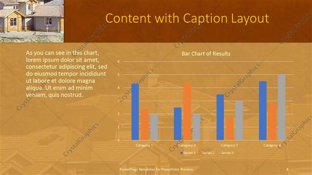 Content with Caption presentation slide layout
